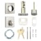 Sure-Loc Hardware Sure-Loc Hardware Modern Square Deadbolt, Single Cylinder, Satin Nickel DB201-SMD 15 - alternate 3